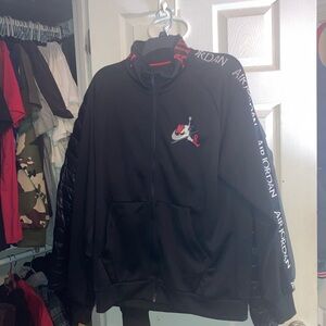 Black and Red Air Jordan Tracksuit